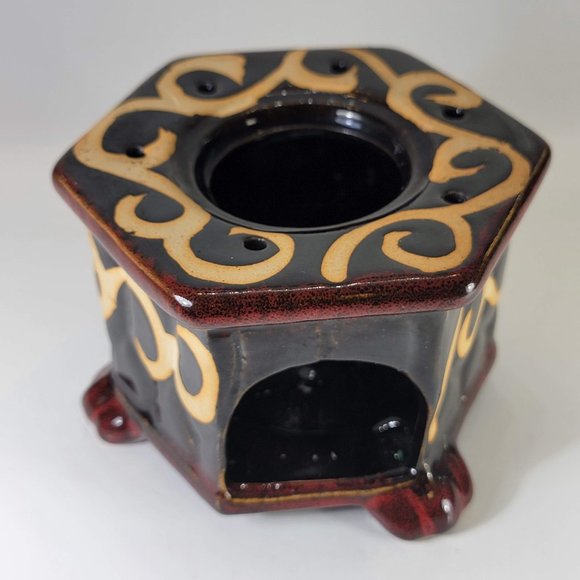 Ceramic Wax Melt Warmer Burner Melter Fragrance Teapot Stove Design for Home - Picture 4 of 8